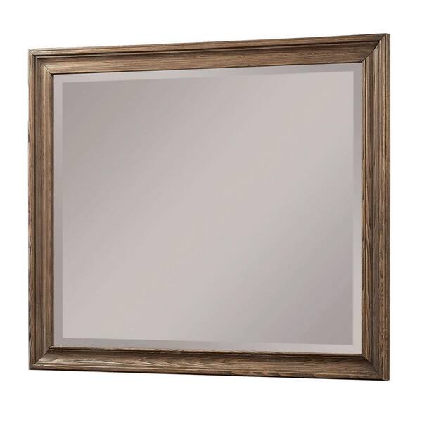 Acme Furniture Inverness (Parker) Reclaimed Oak 2 in. W x 35 in. H Classic Square Wood