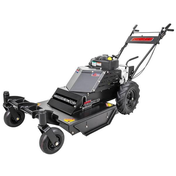 Swisher Predator Commercial Pro 24 in. 11.5-HP 12V and Recoil Start 4-Speed Gas Commercial Self Propelled Brush Cutter