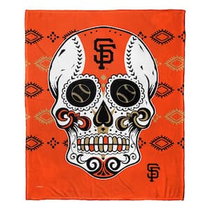 MLB San Fransisco Giants Candy Skull Silk Touch Throw Blanket