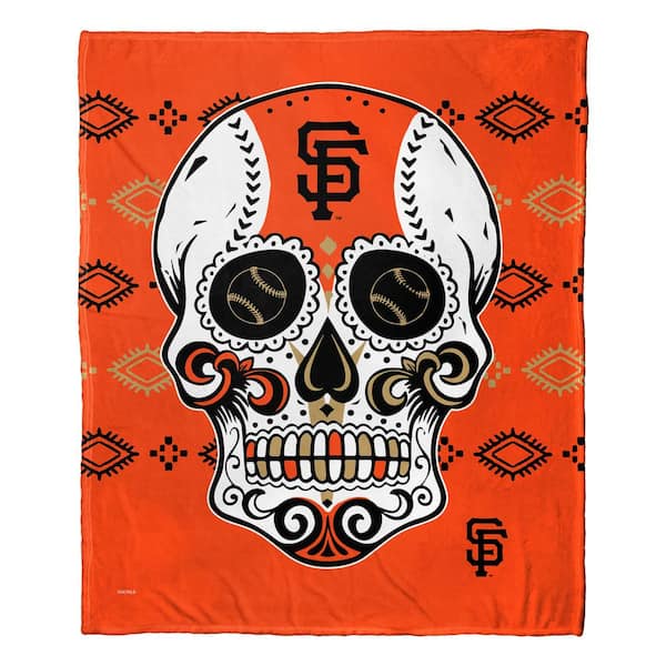 THE NORTHWEST GROUP MLB San Fransisco Giants Candy Skull Silk Touch Throw  Blanket 1MLB236070026RET - The Home Depot