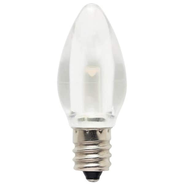 Westinghouse 4-Watt Equivalent Warm White (2700K) C7 Night Light with Candelabra Base LED Light Bulb (4-2 Packs)