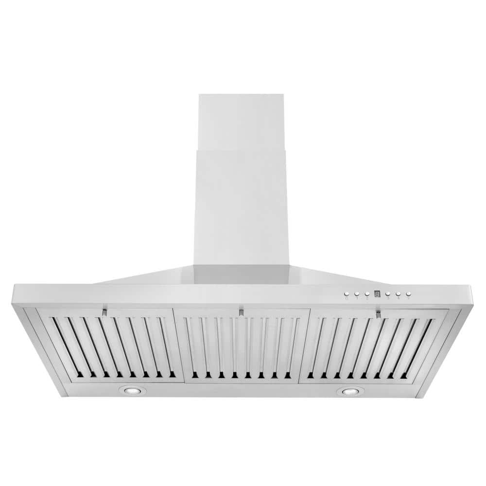 Stainless Steel 30" Convertible Wall Mount Range Hood with Charcoal Filters