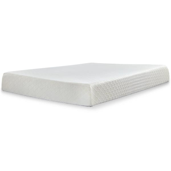 Signature DESIGN BY ASHLEY 10 in. Chime Memory Foam Twin Firm Memory Foam 10 in. Bed-in-a-Box Mattress