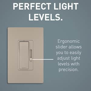 Radiant  700W Rocker Dimmer for Incandescent/Halogen Bulbs, 3-Way/1-Pole, Nickel