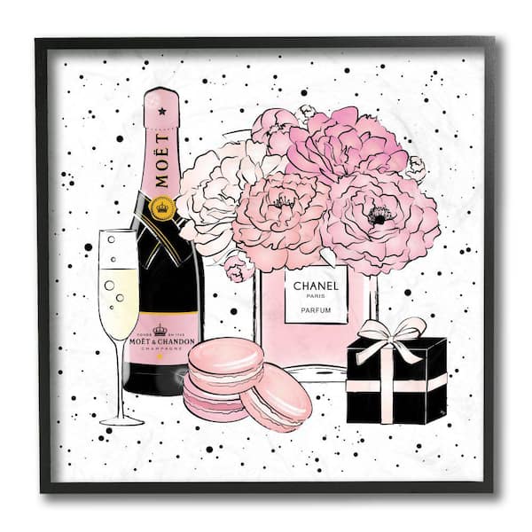 Stupell Industries Pink Glam Celebration Fashion Dessert Champagne by  Martina Pavlova Framed Drink Wall Art Print 12 in. x 12 in. ac-906_fr_12x12  - The Home Depot