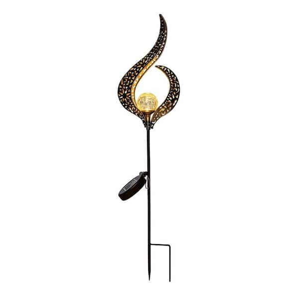 Bronze Metal Solar Outdoor Garden Solar Lights Stake Lights