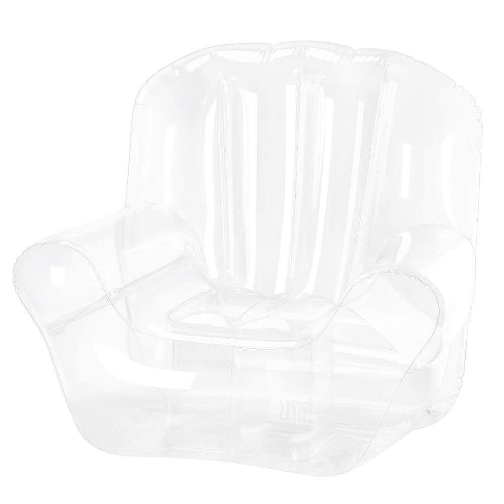 Oumilen Inflatable Chair Transparent Waterproof Blow Up Sofa