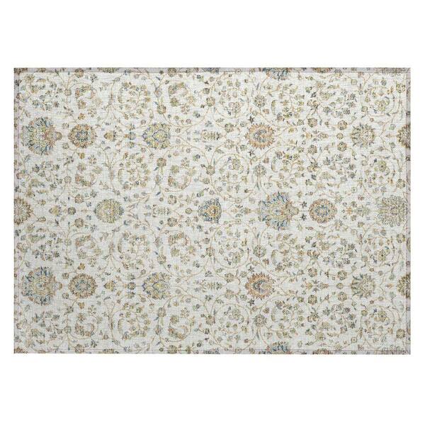 Chantille Machine Washable Indoor/Outdoor Abstract ACN2758 Ivory 2 ft. x 3 ft. Accent Rug