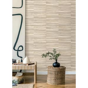 Rowan Wheat Faux Grasscloth Paper Non-Pasted Textured Wallpaper