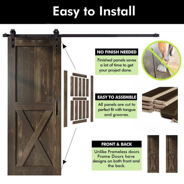 Homacer Black Rustic Straight Design Single Track Bypass Two