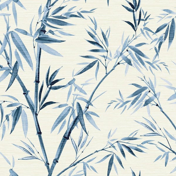 Arthouse Moriko Blue Bamboo Wallpaper Sample