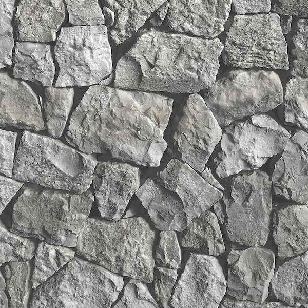 Spanish Stone Vinyl Strippable Roll Wallpaper (Covers 56 sq. ft.)