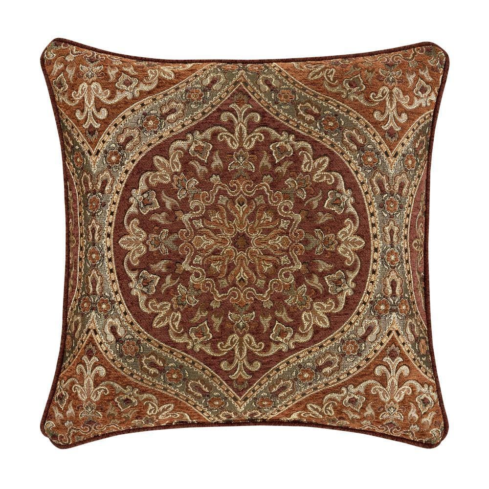 Harvena Polyester 20 in. Sq. Decorative 20 in. x 20 in. Throw Pillow