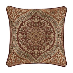 Harvena Polyester 20 in. Square Decorative 20 in. x 20 in. Throw Pillow