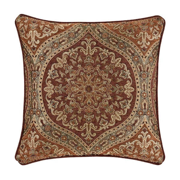 Harvena Polyester 20 in. Sq. Decorative 20 in. x 20 in. Throw Pillow
