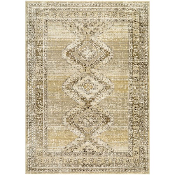 Fifth Avenue FIF-2312 8 ft. x 12 ft. Machine Woven Rug, Brown