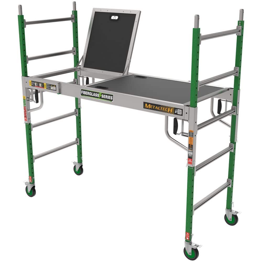 6 ft. Utility Baker Fiberglass Rolling Scaffolds, 6 x 6 x 5 ft. Portable Scaffolding price history on PriceWatchPro