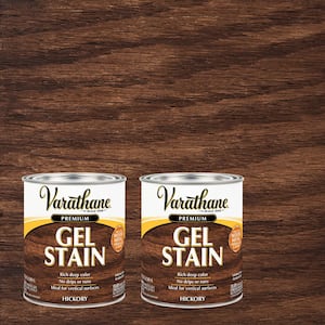 1 Quart Hickory Semi-Transparent Interior Wood Gel Stain (2-Pack)