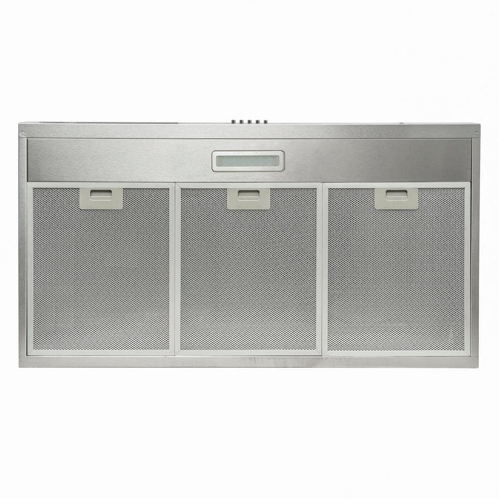 36" Stainless Steel Convertible Under Cabinet Range Hood with Charcoal Filters