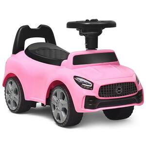 Costway Pink 3-In-1 Baby Walker Sliding Car Pushing Cart Toddler ...