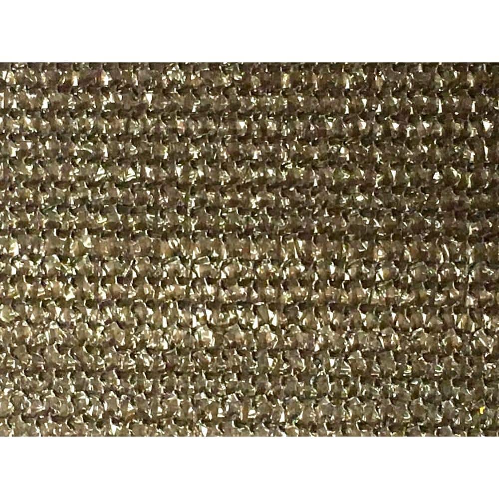 Brown 5.8 ft. x 12 ft. Knitted Polyethylene Privacy Shade Cloth