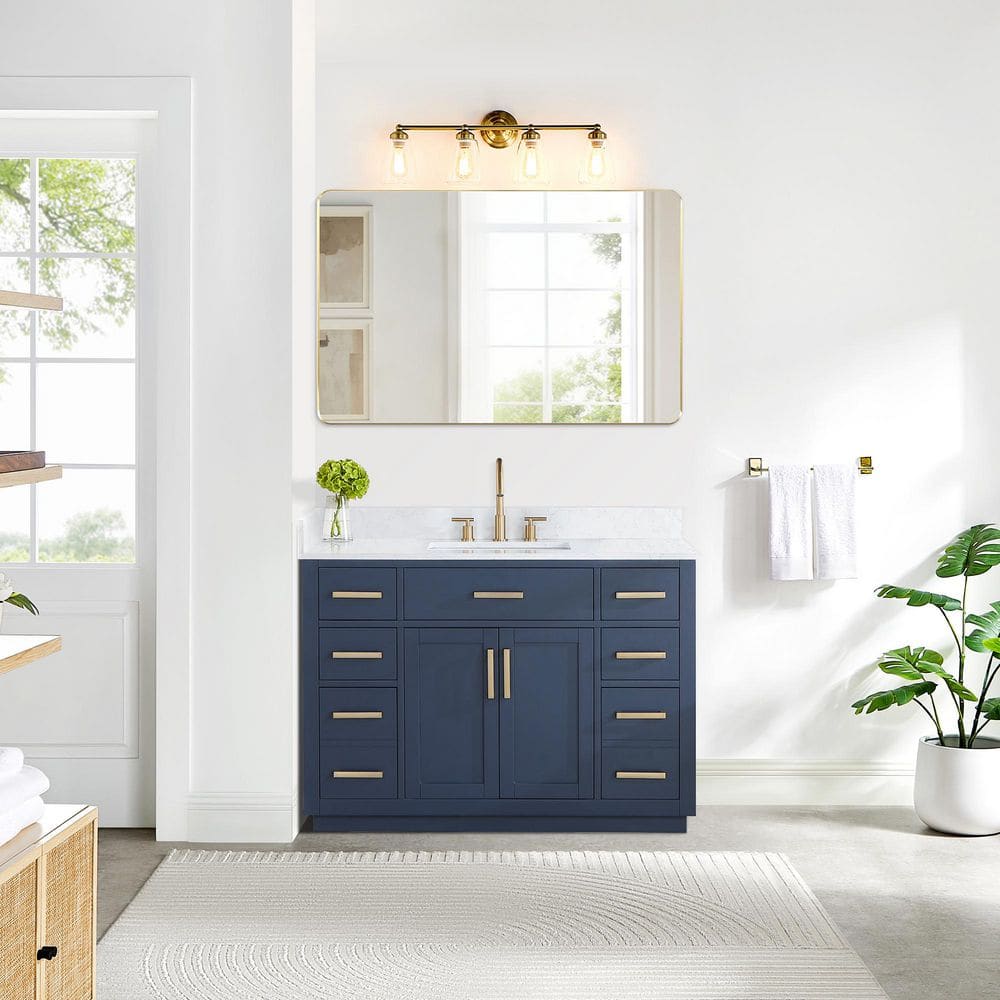 Altair Gavino 48 in. W x 22 in. D x 34 in. H Bath Vanity in Royal