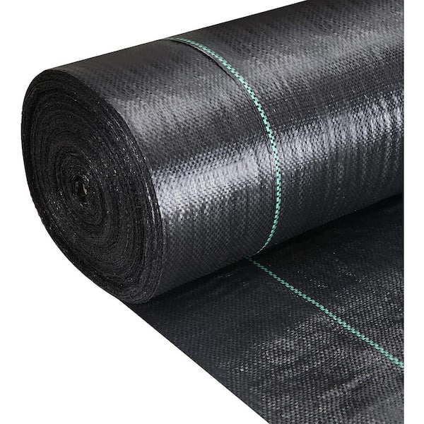 Commercial Weed Barrier Heavy Duty 3.5OZ Driveway Fabric 6x300 ft for Road French Drain Erosion Control Projects