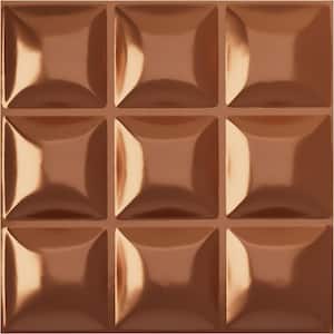 19 5/8 in. x 19 5/8 in. Classic EnduraWall Decorative 3D Wall Panel, Copper (12-Pack for 32.04 Sq. Ft.)