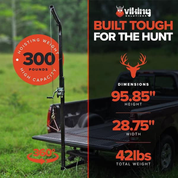 Rack Jack II Hitch Mounted Hoist for Game Animals