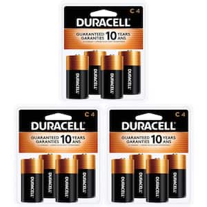 Coppertop C Batteries, Long-Lasting Power, All-Purpose Alkaline Battery (Multi-Pack 3)( 4-Count Pack)