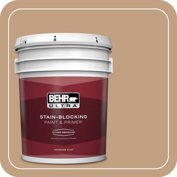 BEHR ULTRA 5 gal. #MQ2-12 Milano Extra Durable Flat Interior Paint & Primer