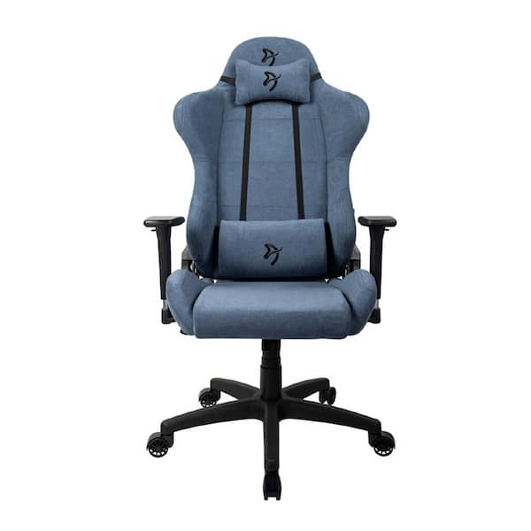 AROZZI Torretta Blue Premium Soft Fabric Gaming/Office Chair with