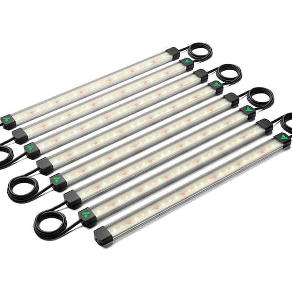 LumaRay Side Lighting Bar LED Grow Light, Full Spectrum, Warm White (8-Bar)