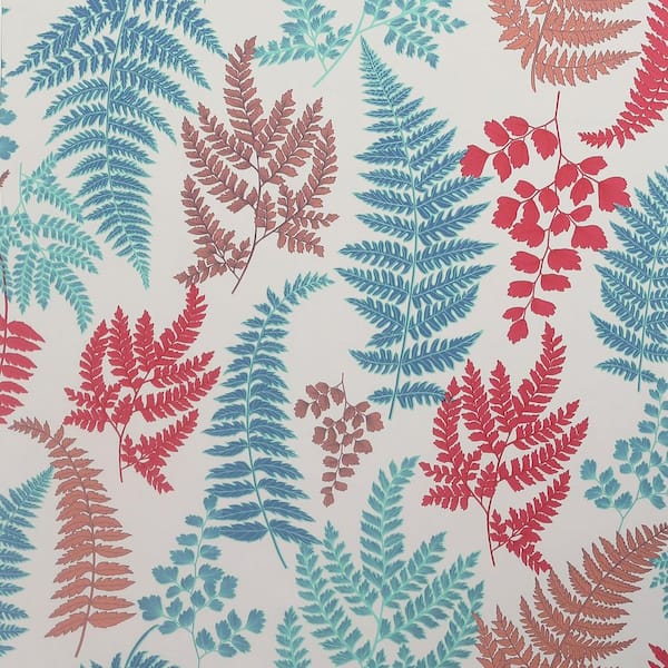 Arthouse Jerome Red Botanical Wallpaper Sample