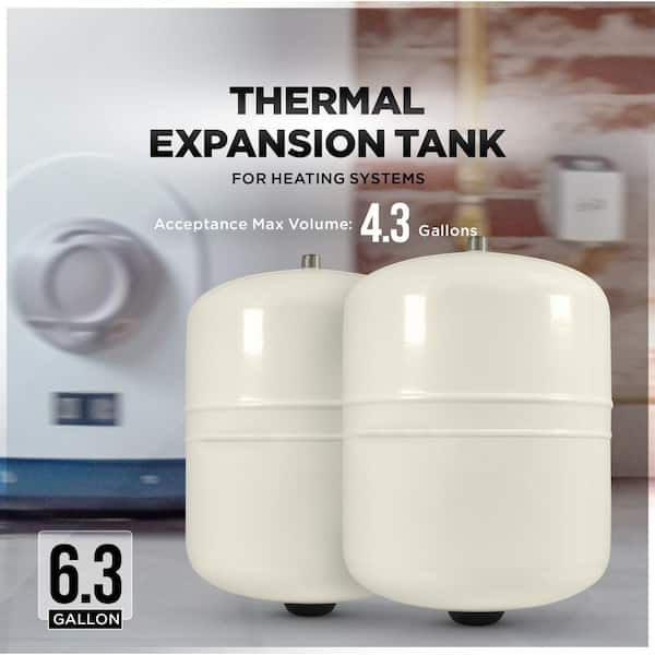 6.3 Gal. Portable Hot Water Heater Thermal Expansion Pressure Tank 6.3 Gal. Portable Hot Water Heater Thermal Expansion Pressure Tank