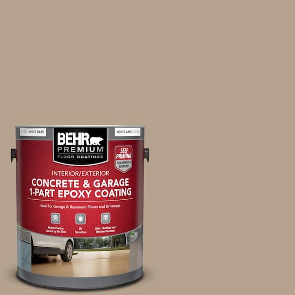 1 gal. #PFC-33 Washed Khaki Self-Priming 1-Part Epoxy Satin Interior/Exterior Concrete and Garage Floor Paint