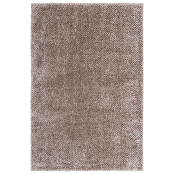 Penelope Shag 9 ft. x 12 ft. Taupe Gradient Solid Area Rug