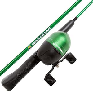 Spawn Series Kids Spincast Combo and Tackle Set in Green