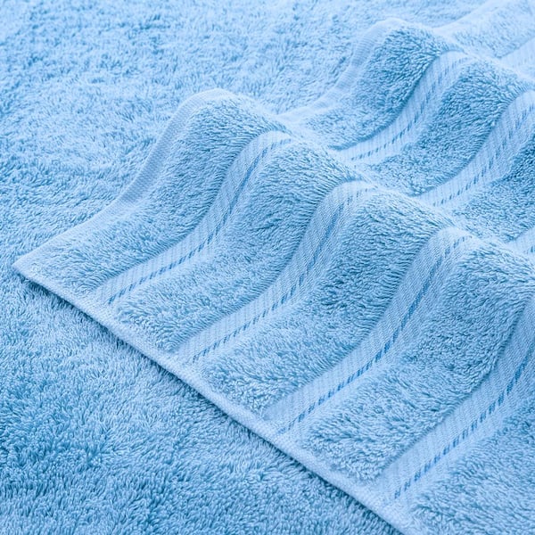 Hampton Park Turkish 6-Piece Bath Towel Set in Blue
