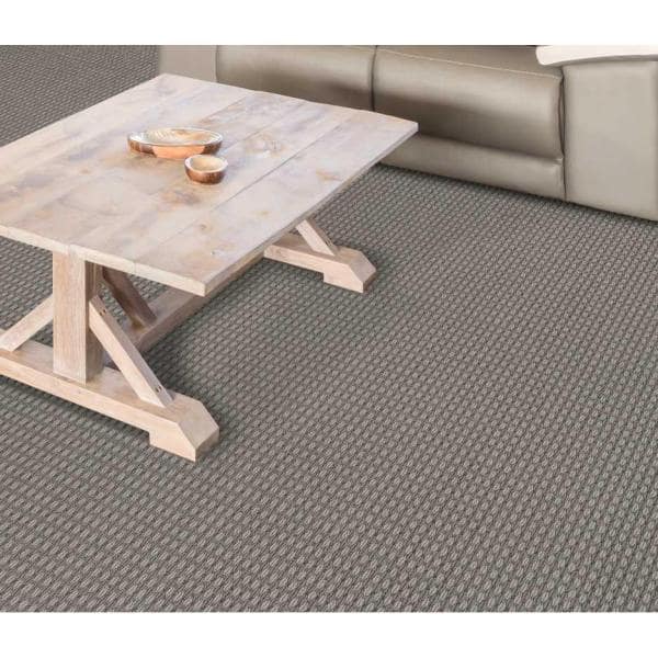 6 in. x 6 in. Pattern Carpet Sample - Longmont - Color Greystone