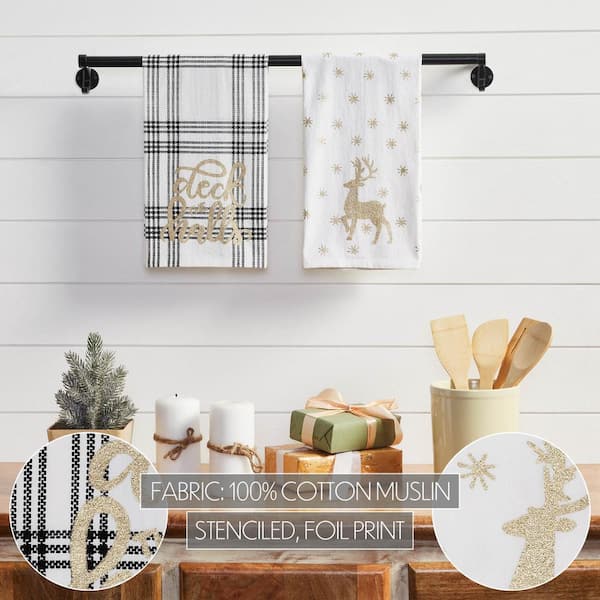 Set Of 2 Seasonal Kitchen Towels