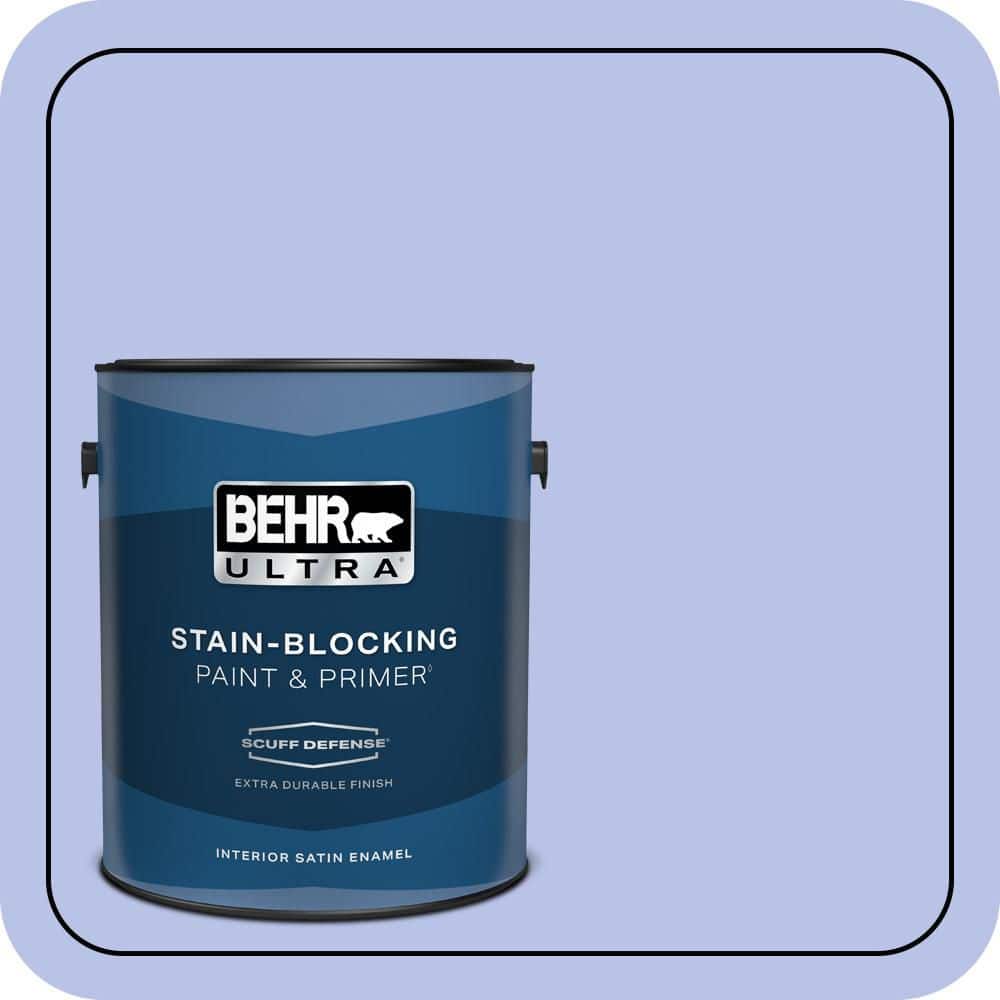 1 gal. #P540-3 Canterbury Bells Extra Durable Satin Enamel Interior Paint & Primer price history on PriceWatchPro