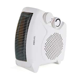 1500-Watt Space Heater Electric Portable Dual Fan Heater with 2-Heat Setting and Cool Fan Function