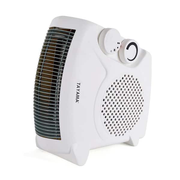 Tayama 1500-Watt Space Heater Electric Portable Dual Fan Heater with 2-Heat Setting and Cool Fan Function