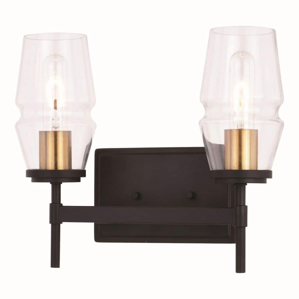 Lakeview 3-Light Vanity Light - Clear Shade