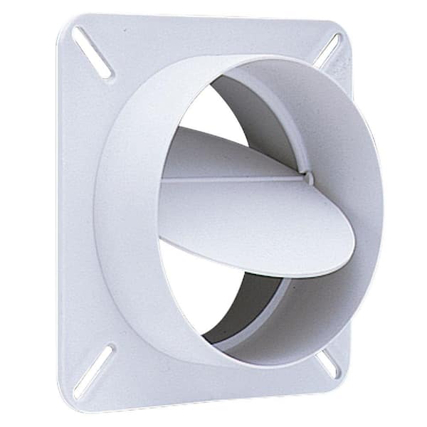 Everbilt 4 in. Dia. Plastic Inline Exhaust Vent Draft Damper