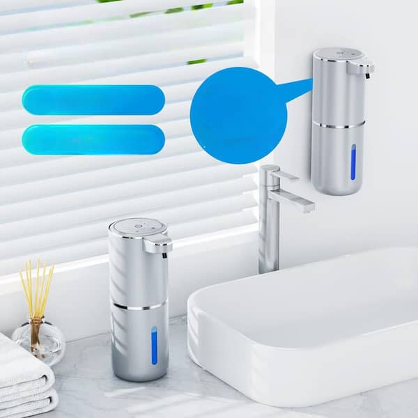 Anqtovp White Touchless Soap Dispenser Lotion Dispenser Wall Mount