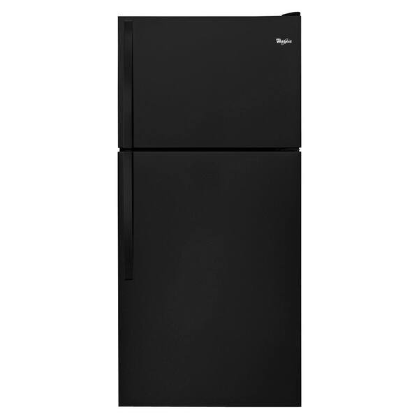 Whirlpool 18.2 cu. ft. Top Freezer Refrigerator in Black