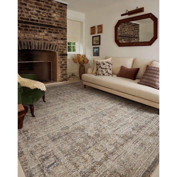 Loloi Chris Love Julia Ida Slate / Natural 7 ft. 1 in. x 10 ft