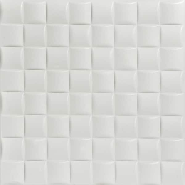 A La Maison Ceilings Cobblestone Dove White 1.6 ft. x 1.6 ft ...